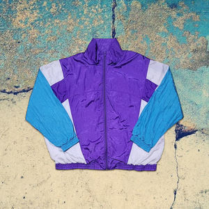 Conjunto Deportivo Cortavientos Estilo Vintage de Alta Calidad 2025, Bloques de Color con Paneles de Nailon, Estilo Retro de los 90, Conjuntos de Verano - Product Image 2