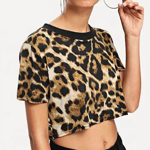 เสื้อครอปฟิตเนสสำหรับผู้หญิงผ้าฝ้าย100% ระบายอากาศแห้งเร็วปรับแต่งได้ขนาดพลัสไซส์เป็นมิตรกับสิ่งแวดล้อม - Product Image 4