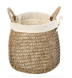 Panier de rangement en jute et en herbe de mer, nouveau design tendance, panier tissé, prix de gros pour l'organisation de la maison - Product Image 2