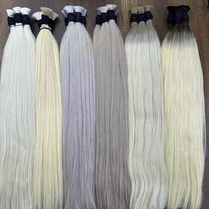โรงงานที่เชื่อถือได้ ผลิตผมเวียดนามแบบลอน WAVY BULK ด้วยเทคนิคแบบสลาฟ สำหรับผมมนุษย์แบบเป็นมัด ขายส่งตลาดโลก - Product Image 5