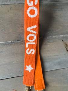 Large bandoulière en polyester léger, faite à la main, avec des perles de verre brodées, pour sacs fourre-tout - Product Image 2