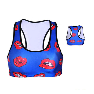 Soutien-gorge de sport pour femmes soutien-gorge de sport Yoga Workout Crop Tops personnalisé Top Fitness Halter soutien-gorge de sport réglable vente en gros - Product Image 6