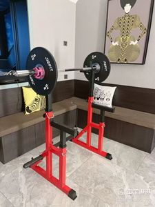Barre de musculation pour rack de squat demi-cercle avec ceinture de sécurité, station de dips, équipement de fitness pour salle de sport - Product Image 3