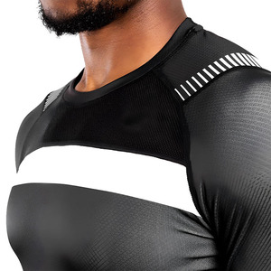 Camiseta de Compresión de Manga Larga con Logotipo Personalizado, Ropa Deportiva para Hombre, Tela de Lona, Protección Anti-UV, Ecológica, MOQ Bajo - Product Image 6