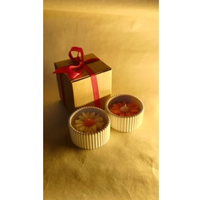Natürliche Handgemachte Aromatherapie Gel-Wachskerze mit Langer Brenndauer für Ostern, Erntedankfest, Weihnachten, Partys, Feste und Heimdekoration