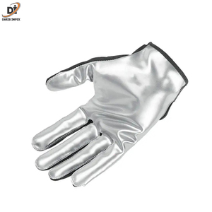 Guantes de fútbol americano con estampado personalizado OEM Guantes de entrenamiento de cuero Spandex de último estilo Oferta superior a precio caliente - Product Image 6