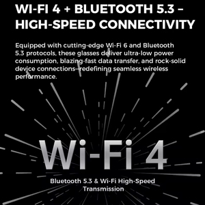 M01 Ai Smart <b>Glasses</b> 800W <b>Camera</b> Wifi Ip67 Waterproof Magnetic Charging App Control - Product Image 3