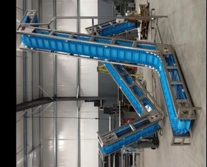 Delantal de falda transportadora de cinta tipo Z con tolva de Cleates transportador de escalada inclinado para materiales a granel cereales dulces - Product Image 2