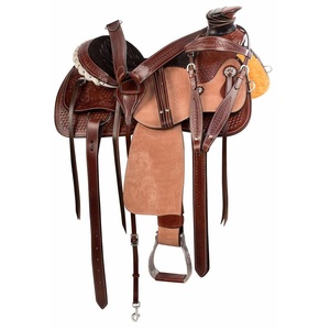 Selle anglaise de luxe haut de gamme, selle de polo de qualité supérieure en cuir suédé pour le sport, le divertissement et les promenades à cheval - Product Image 2