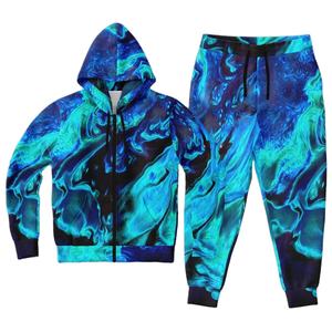 Survêtements pour hommes en coton respirant, personnalisés avec logo, imprimés, de luxe, à la mode, deux pièces, sublimation - Product Image 1