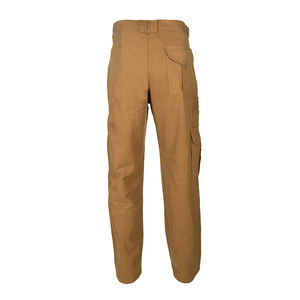 กางเกงขายาวผ้าฝ้ายคุณภาพสูง กระเป๋าแบบคาร์โก้ ใช้ได้ทุกฤดู สีกากี เบจ น้ำตาล - Product Image 3