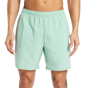 Logo personnalisé polyester spandex tissu poids lourd athlétique silicone logo sport entraînement shorts de course hommes - Product Image 1