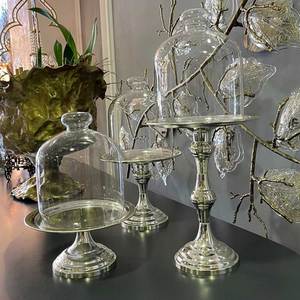 ที่ตั้งเค้กโลหะหรูหราสำหรับงานแต่งงานงานเลี้ยงส่งออกที่มีคุณภาพทำด้วยมือ - Product Image 3