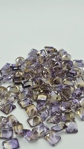 Pierre précieuse améthyste violette AA, pierre naturelle taillée en octogone, facettée, 200 carats, certifiée par un tiers pour la fabrication de bijoux - Product Image 3