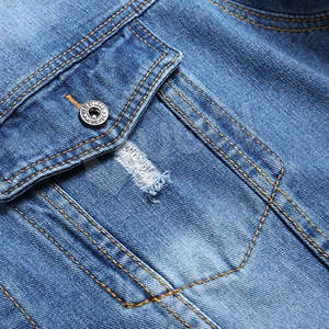 Chaqueta vaquera de algodón 100% de alta calidad para hombre, estilo informal transpirable para suministro de fábrica juvenil para invierno - Product Image 3