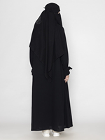 Robes musulmanes pour femmes, collection Sanash, design moderne de haute qualité, polyester personnalisé, sequins, longueur au sol, burqa, noir, Dubaï