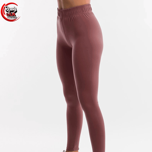 Tenue de fitness Leggings sans couture pour femmes Qualité supérieure Conception personnalisée Maigre Élégant Casual Legging de couleur unie - Product Image 4