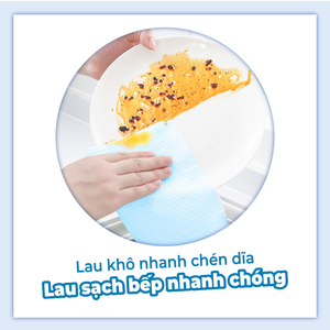 OEM & ODM Super Absorbent Kitchen Roll Wipes Durable Nonwoven Fabric Cleaning <b>Cloths</b> Vietnam Factory Direct - Product Image 6