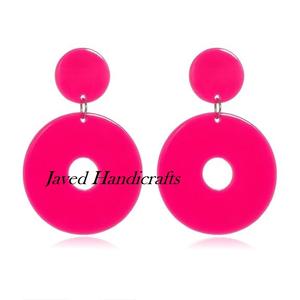 Luxury Eco-Friendly Resin Epoxy Angel Style Waterproof Hand-painted <b>Earrings</b> Trendy Customizable Designable Women's Crafts - Product Image 1