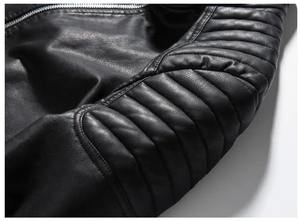 Gran oferta, chaqueta de cuello levantado de nuevo estilo personalizada de calidad superior para hombre, piel de vaca de cuero vaquero, el mejor diseño, teñido liso - Product Image 6