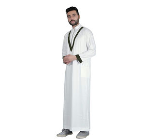 Thobe arabe élégant pour hommes Abaya islamique de Dubaï Robe islamique homme arabie saoudite marocain Thobe pour hommes personnalisé de haute qualité - Product Image 2