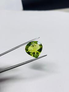 Piedras preciosas sueltas con forma de corazón de peridoto natural de 14mm del fabricante, precio al por mayor, fabricación de joyas - Product Image 5