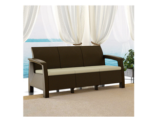 Elegante juego de sofá de tela de 3 plazas con cojín Solución de asiento de esquina de sala de estar para su hogar - Product Image 6