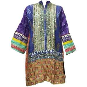 Nueva colección de ropa de invierno pakistaní de lana bordada Kurtis / Kurtis para mujer en tela transpirable de alta calidad - Product Image 1