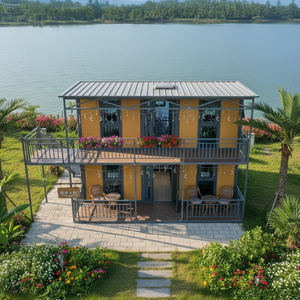 Maison modulaire <span class=keywords><strong>de</strong></span> luxe à 2 étages, économique, préfabriquée, avec 3 chambres, en Mexique - Product Image 2