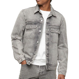 Nouvelle vente chaude en gros de vestes en jean pour hommes et logo personnalisé, meilleur design, vêtements d'hiver de haute qualité pour vestes en jean pour hommes - Product Image 1