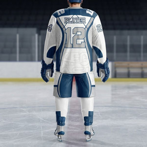 Uniforme de Hockey sobre Hielo Personalizable de Moda para Hombre, para Entrenamiento y Juegos en Equipo, Material Ligero y Duradero, Secado Rápido, Impresión Sublimada - Product Image 5