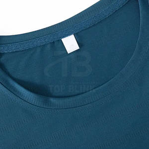 เสื้อยืดผู้ชายผ้าถักผ้าฝ้าย100% กำหนดขนาดได้เองทันสมัย - Product Image 4