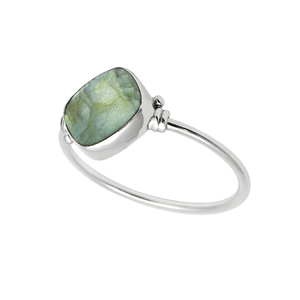 Ensemble de lunettes en argent sterling 925 massif Labradorite naturelle Bague en forme de coussin Bijoux faits à la main Prix de gros Fournisseurs - Product Image 2