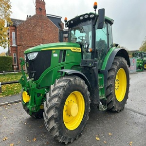Achetez le tracteur agricole diesel JOHN DEERE 6R 195 4RM avec moteur, boîte de vitesses et pompe - Matériel agricole à haute productivité - Product Image 5
