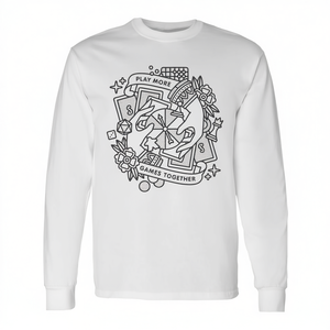 Camiseta de Manga Larga Premium Stellar Factory, Juega Más Juegos en Compañía - Camiseta Promocional de Regalo - Product Image 2