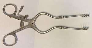 เครื่องมือแพทย์ คีมจับกระดูกแบบยึดติดในตัว ขนาด 13 ซม. ทำจากสแตนเลส สำหรับการผ่าตัด โดย Surgiright Instrument - Product Image 2