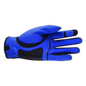 Gants de golf pour adultes de qualité supérieure coupe par compression avec couleur bleue universelle taille unique pour la main gauche pour le sport en peau de mouton - Product Image 6