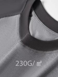 Gran oferta 100% algodón camiseta de manga corta con cuello redondo para hombre impresión personalizada 210 Gsm alta calidad en blanco sólido manga corta de gran tamaño - Product Image 6