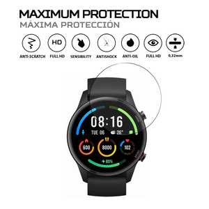 ANTISHOCK <b>Screen</b> <b>Protector</b> for Xiaomi Mi Watch Color Sports Premium Protective Film for Your Durable Smartwatch - Product Image 1