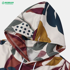 Top qualité personnalisé Vintage lavage à l'acide à capuche hommes lourd français sans chaîne sweats à capuche unisexe pull à capuche coton 320g 400 GSM - Product Image 5