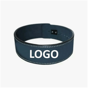 Ceinture de gymnastique en cuir de vachette réglable de haute qualité en gros pour l'entraînement de musculation haltérophilie ceinture de levage en Nylon autobloquante - Product Image 3