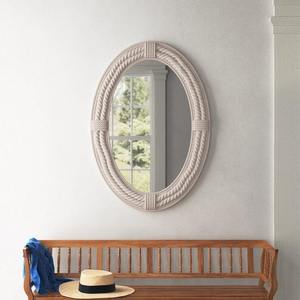 Handmade Modern Round Shaped Bone Resin and Wood <b>Wall</b> <b>Mirror</b> Bulk Selling for <b>Wall</b> Decoration for Exporters Glass Material - Product Image 4