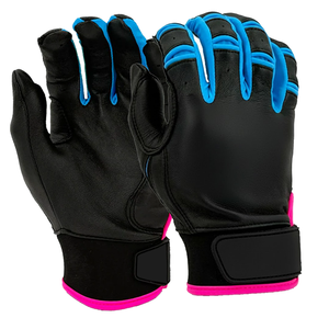 Guantes de Bateo de Béisbol Profesionales de Puño Corto, Antideslizantes, con Agarre en la Palma, Diseño Ligero y Flexible para un Swing Cómodo Diario - Product Image 1