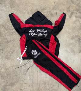 Custom Wholesale Windproof Zipper Nylon <b>Jackets</b> and Nylon Track Pants Set Windbreaker Jogging <b>Suits</b> Tracksuit for Men - Product Image 2