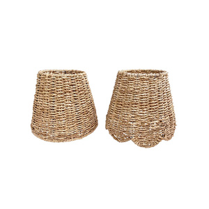 Vente en gros d'abat-jour vase, rotin, jonc de mer pour lampes de table ou appliques. Décoration intérieure, éclairage de l'espace - Product Image 4