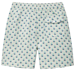 Shorts de Baño Reciclados para Hombre, Estampado de Estrellas de Mar Multicolores, Secado Rápido, con Cintura Elástica y Bolsillos - Product Image 2