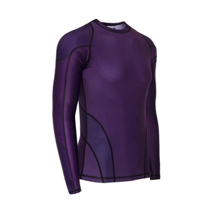Vente chaude Hommes Taille Personnalisée Rash Guard Compression Confortable Vêtements de Fitness à Manches Longues Avec Fonction Extensible - Product Image 1