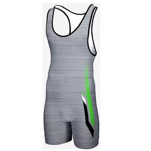 Singlets de Lucha Sublimados Baratos, Unisex, Ligeros, Elásticos, Transpirables, de Secado Rápido, Duraderos, Personalizables, Ropa Deportiva de Poliéster - Product Image 1
