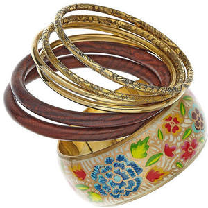 Brazalete de Estilo Vintage, Tendencia Multicolor, Hecho a Mano, con Toque Antiguo, Diseño Natural, Pulido Brillante - Product Image 5