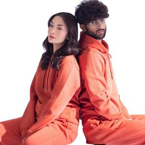 Chándales ajustados personalizados para hombre y mujer, chándal de lana tecnológica con logotipo personalizado y jogging lateral, chándal de lana de invierno - Product Image 1